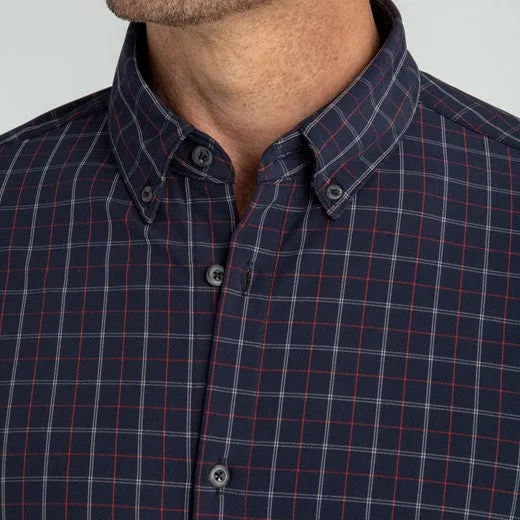 Men's Mizzen   Main | Redding Performance Sport Shirt | Black Check