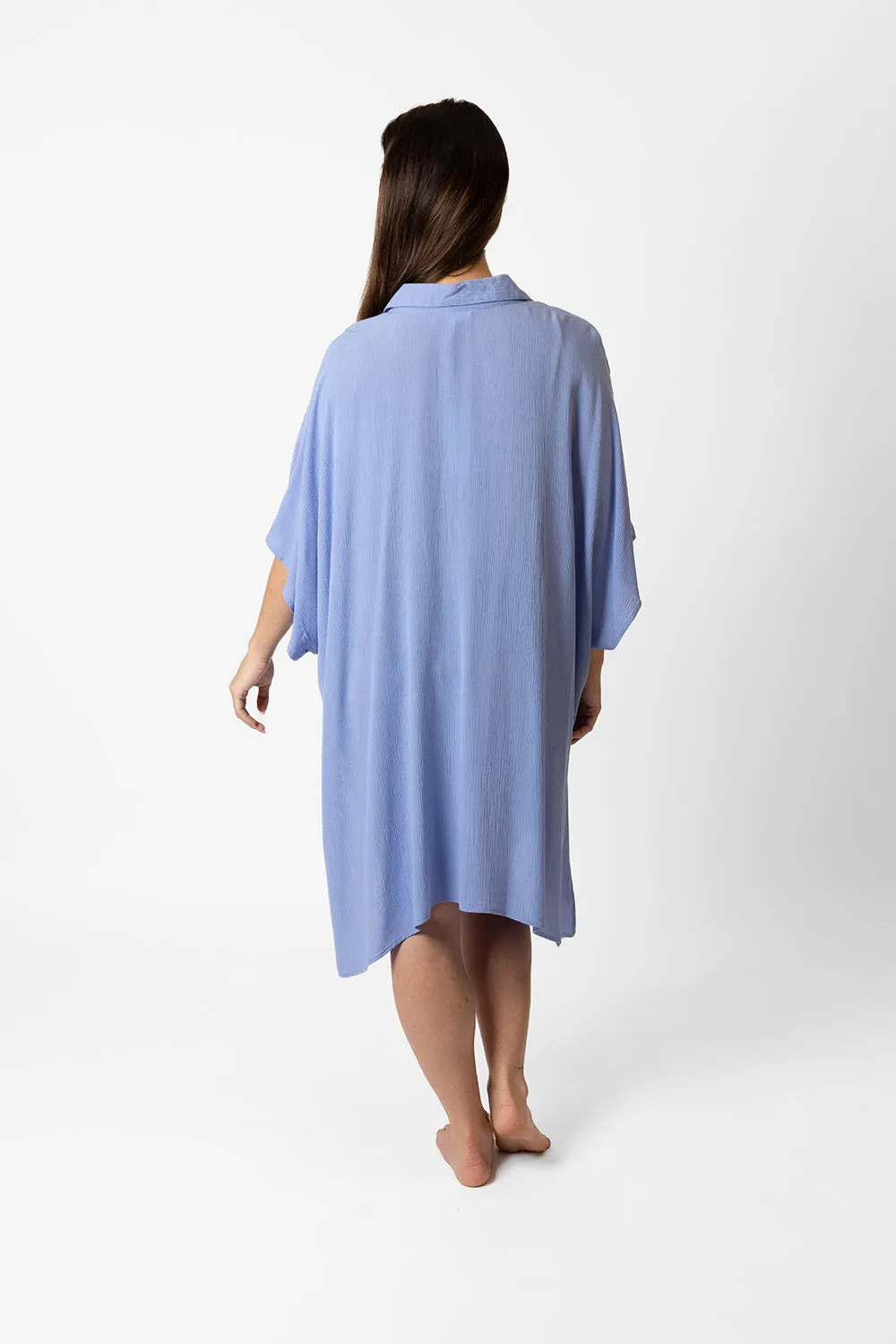 Miami Big Shirt Button Up Dress