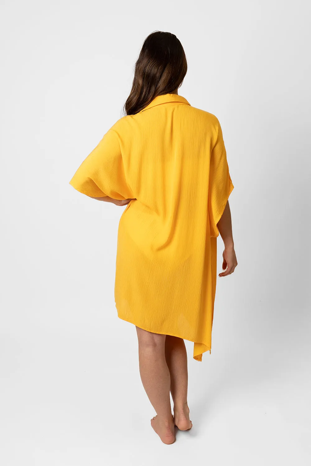 Miami Big Shirt Button Up Dress