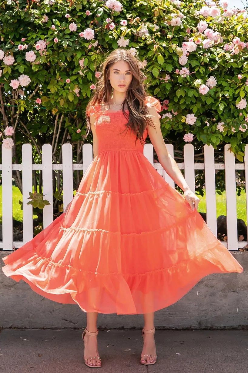 Mila Tiered Tulle Dress