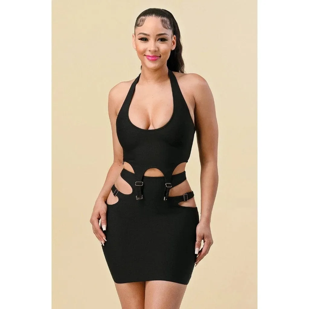 Missing Bae I'm Glowing Skirt Set - Brown