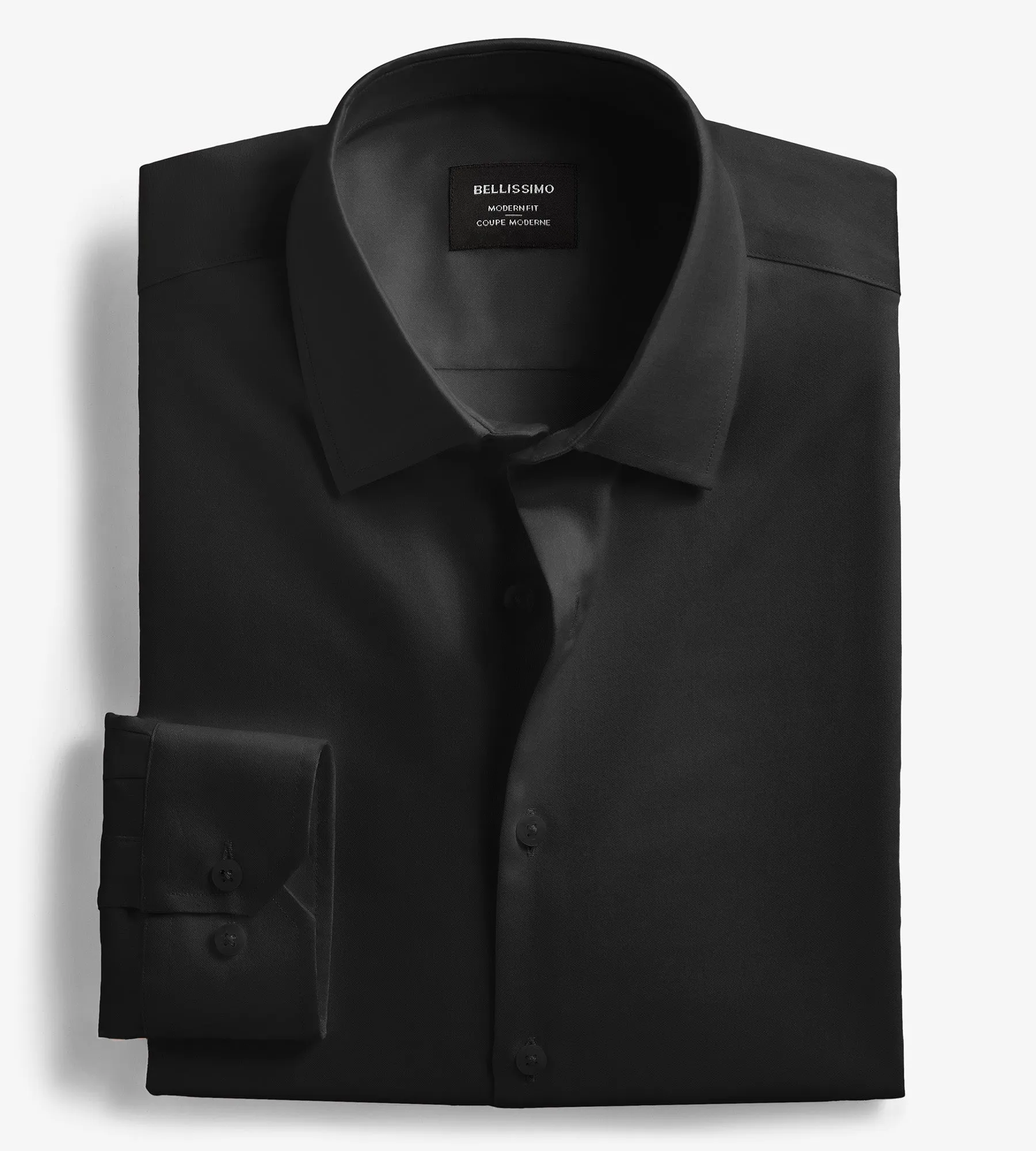 Modern Fit Non-Iron Sateen Dress Shirt