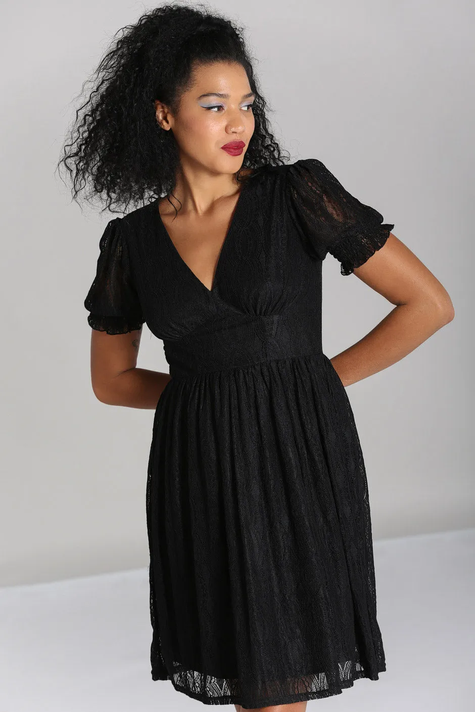 Mini Black Dress - Elegant Mortem Style