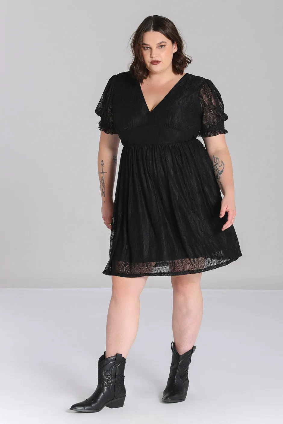 Mini Black Dress - Elegant Mortem Style