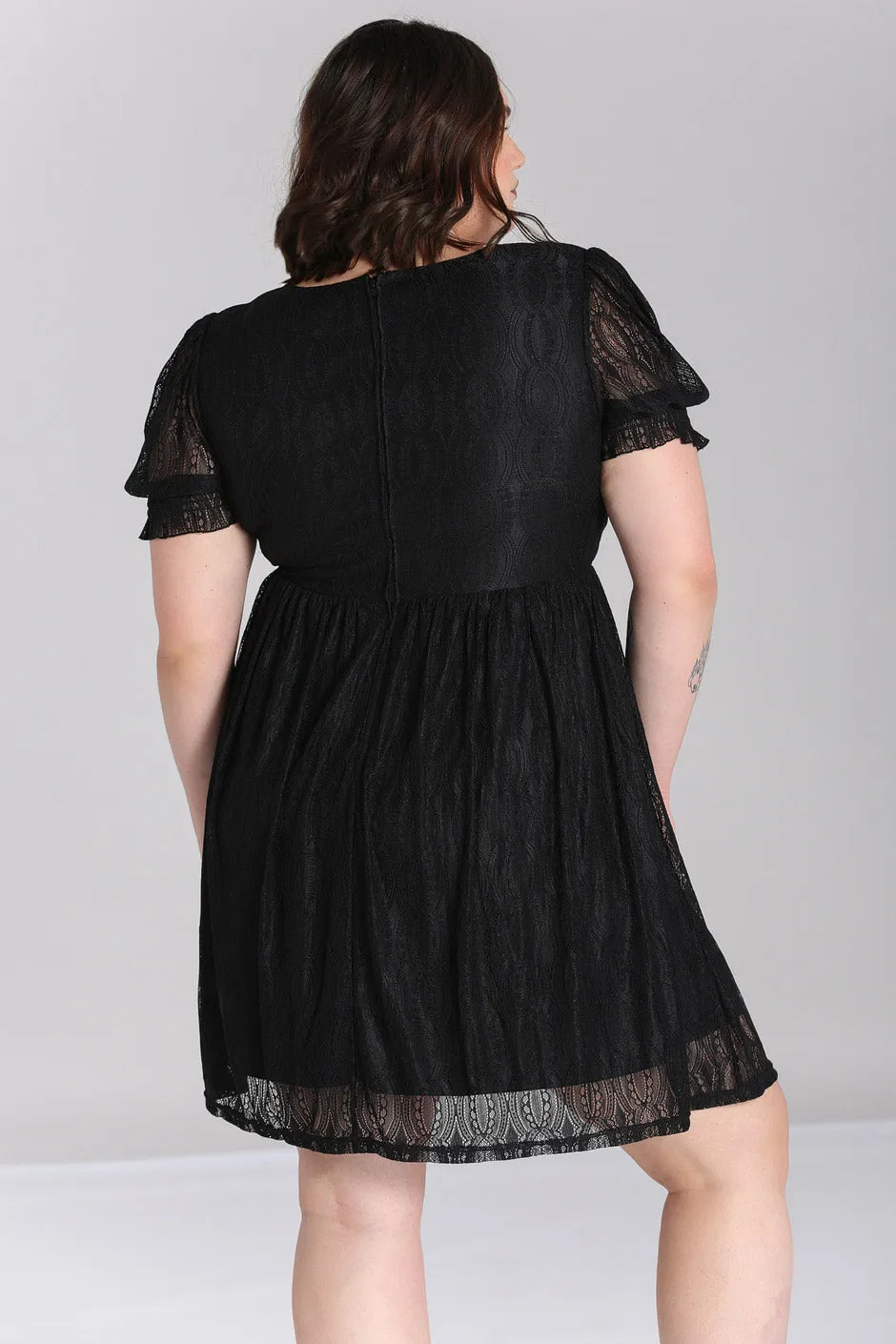 Mini Black Dress - Elegant Mortem Style