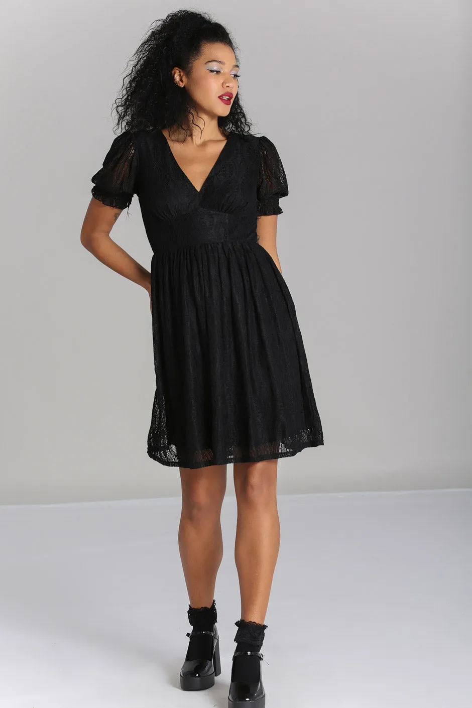 Mini Black Dress - Elegant Mortem Style