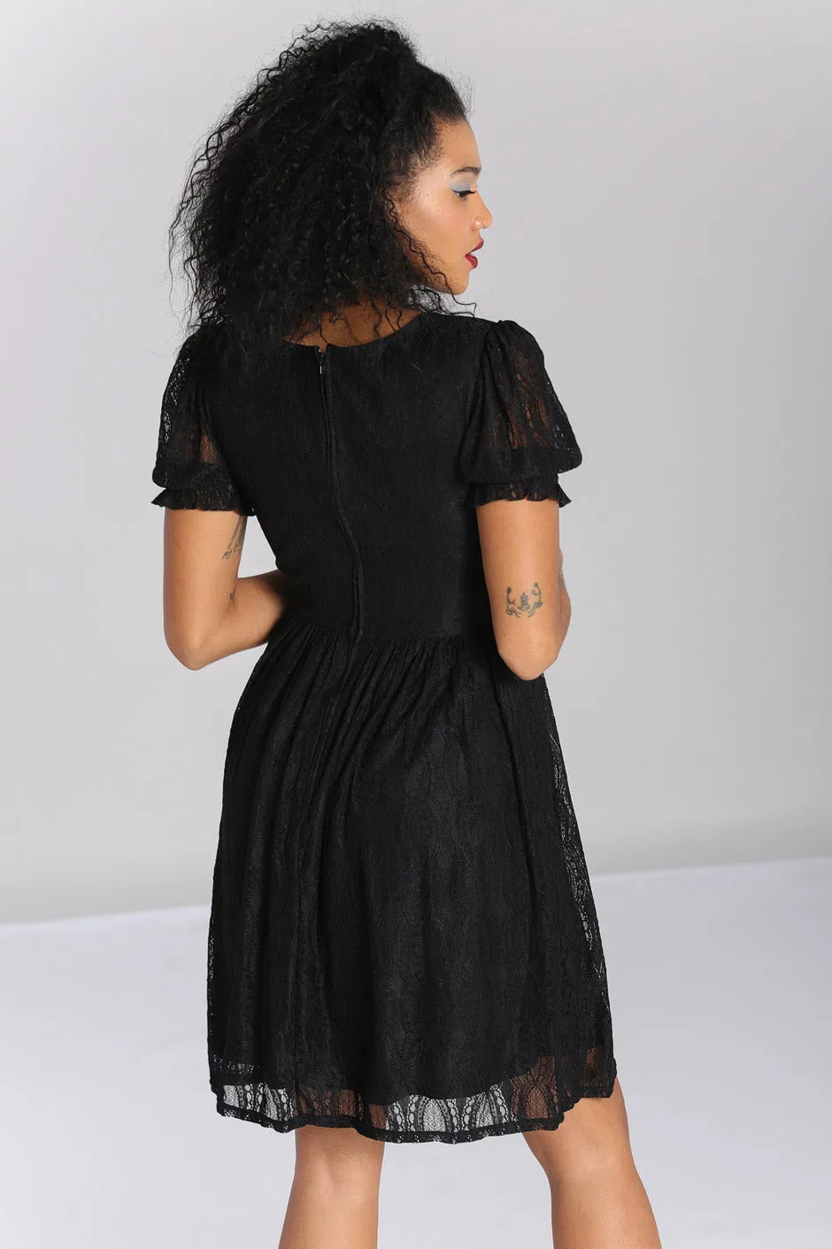 Mini Black Dress - Elegant Mortem Style