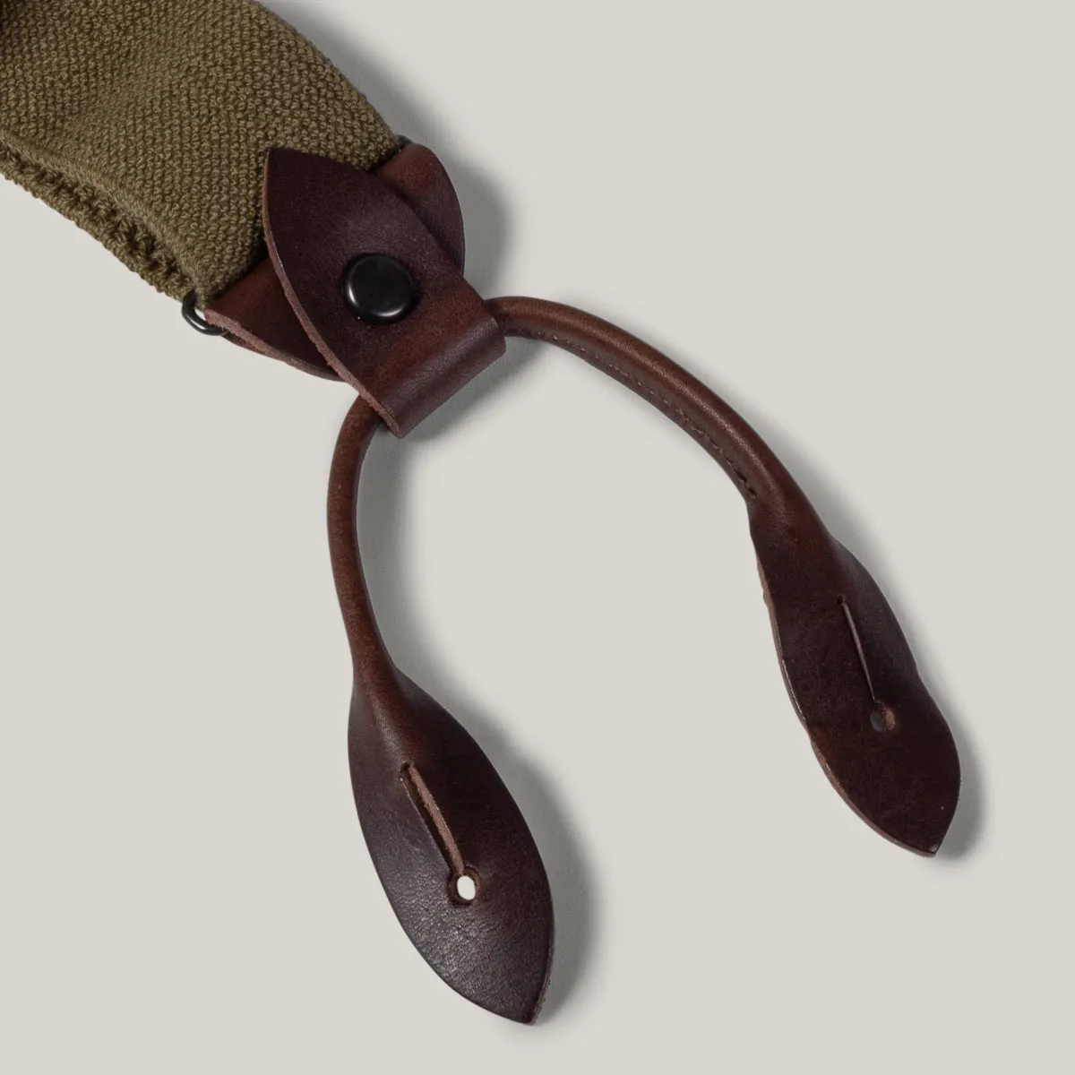 NIGEL CABOURN US ARMY SUSPENDER - DARK GREEN