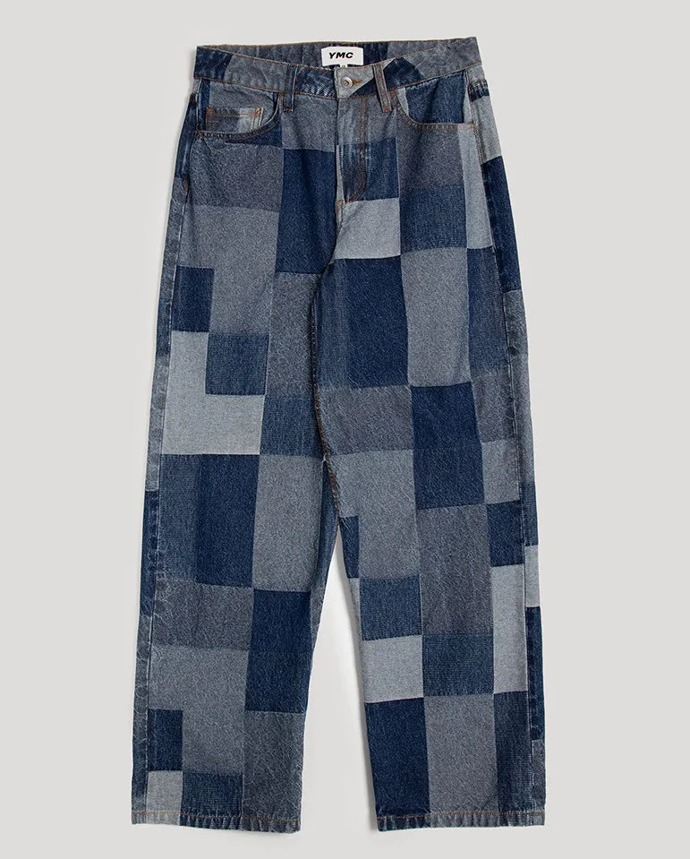 Patchwork Silver Jean INDIGO