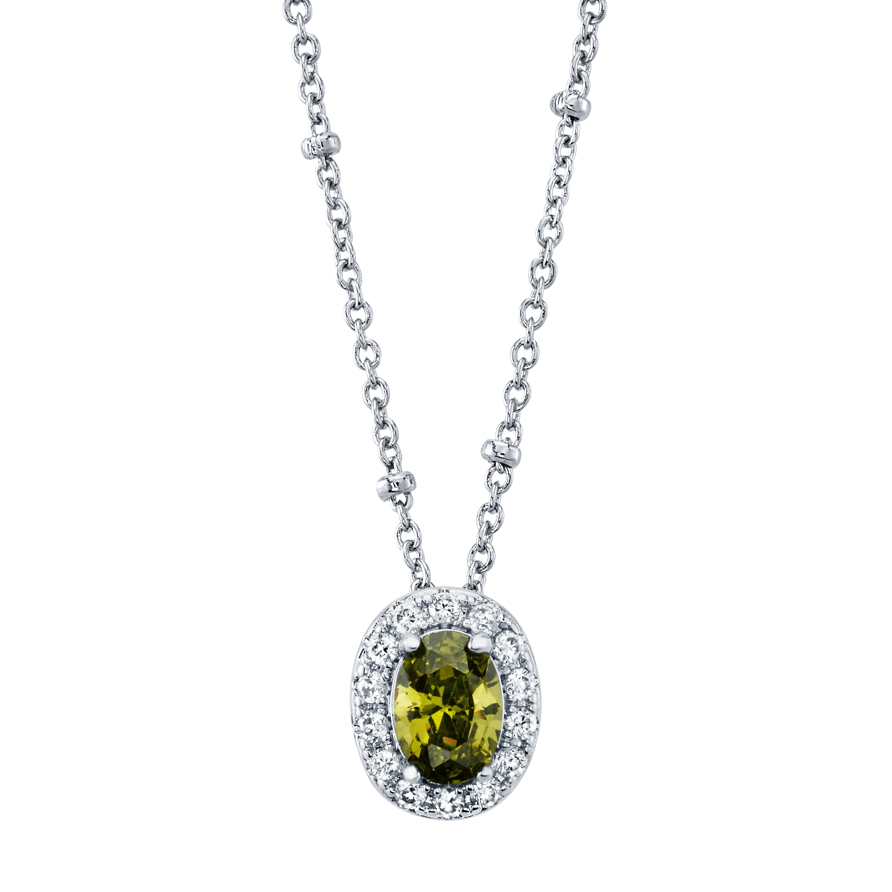 Peridot Birthstone Necklace