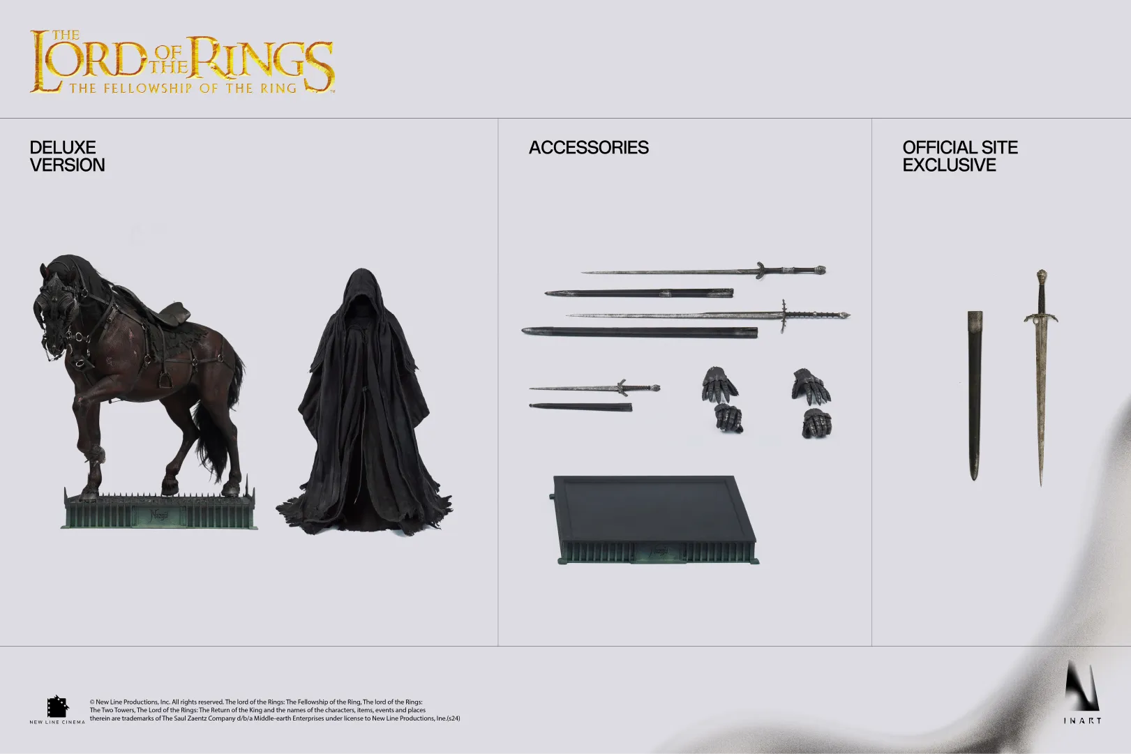 Preorder! INART The Lord of the Rings: The Fellowship of the Ring Nazgûl 1/6 Collectible Figure Deluxe Version