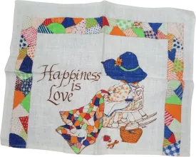 "Happiness Is Love" Tea Towel