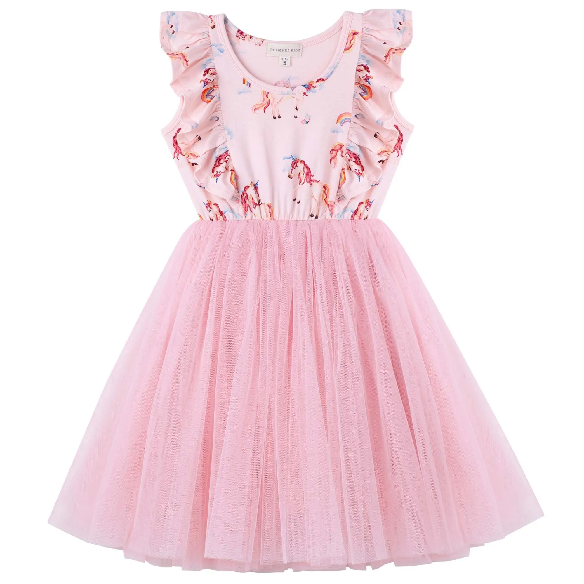 Rainbow Unicorn S/S Hazel Dress Tutu Dress