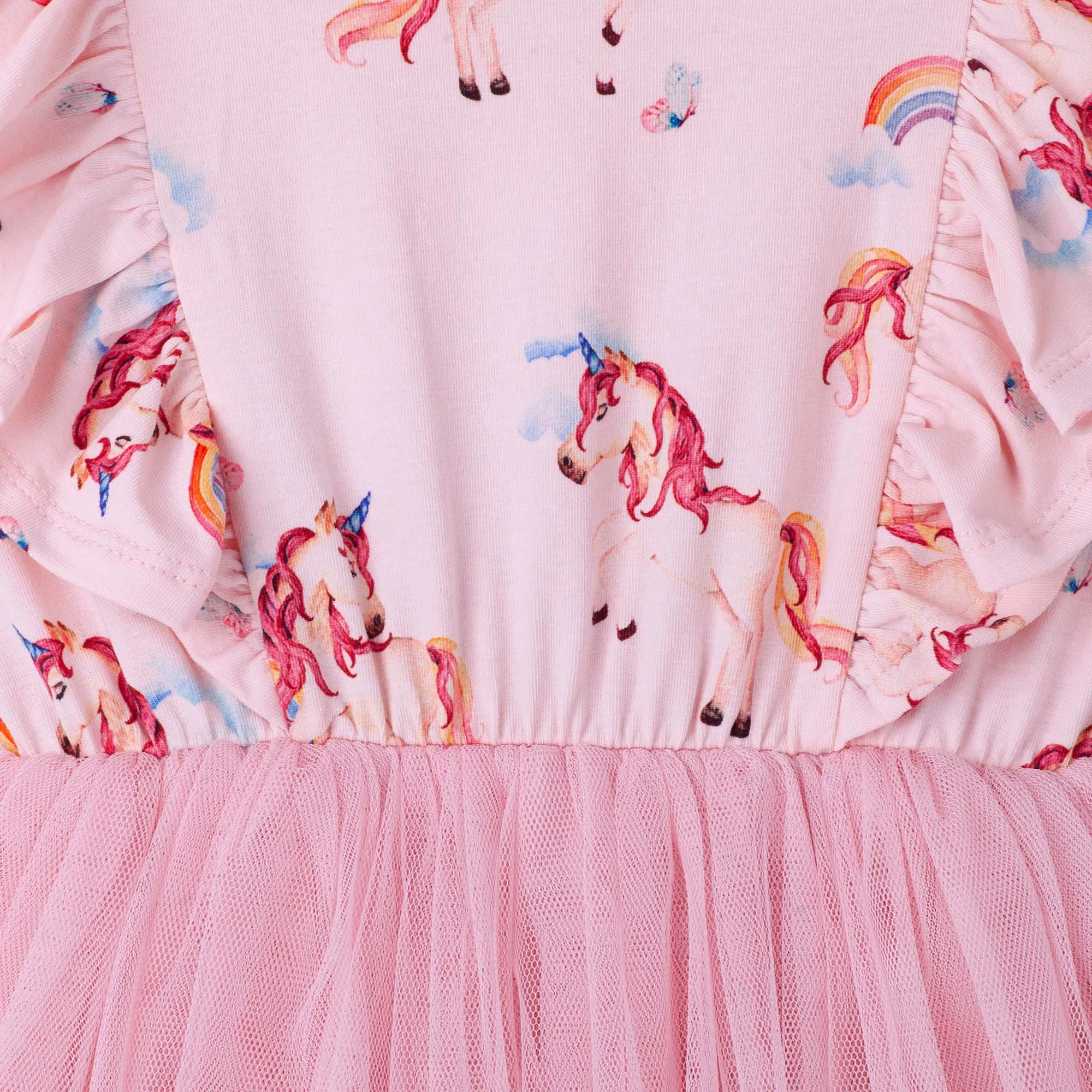 Rainbow Unicorn S/S Hazel Dress Tutu Dress