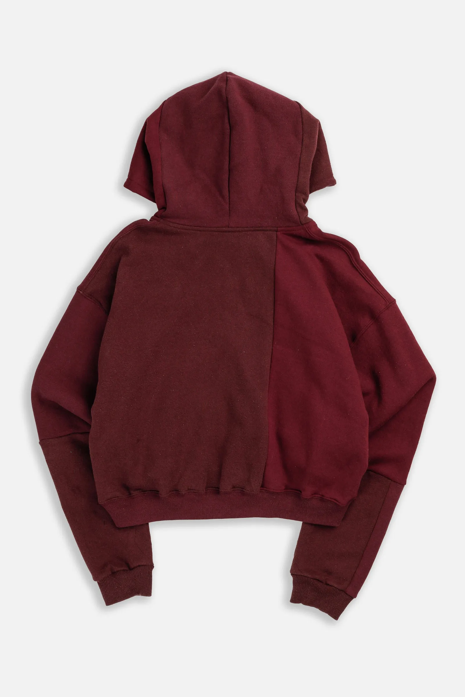 Rework Champion Crop Zip Hoodie - M