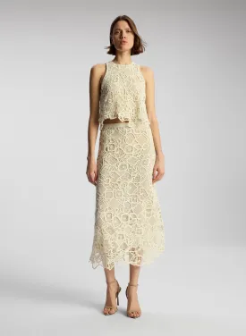 Shay Lace Midi Skirt