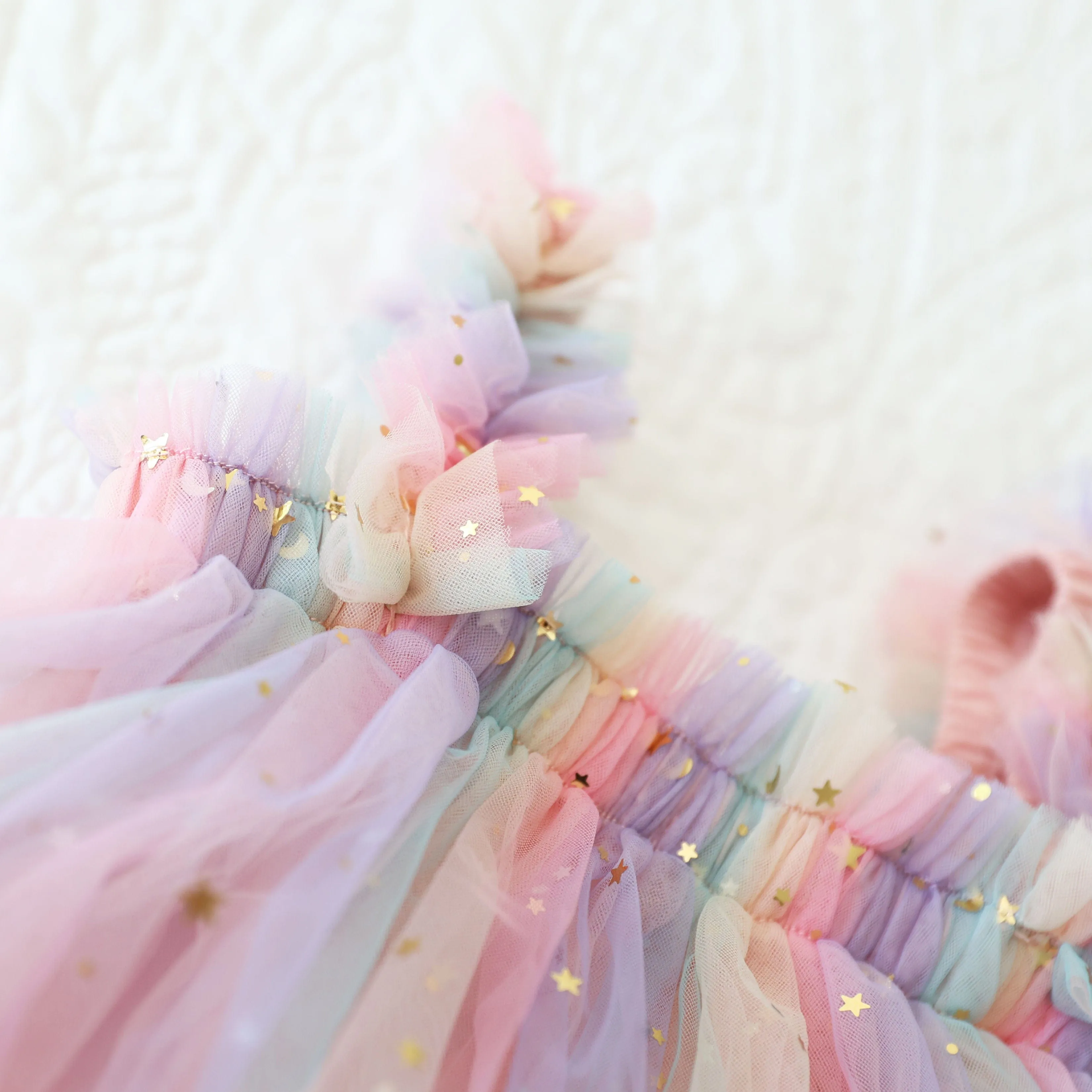 Shine Bright Tulle Dress (Size Up)