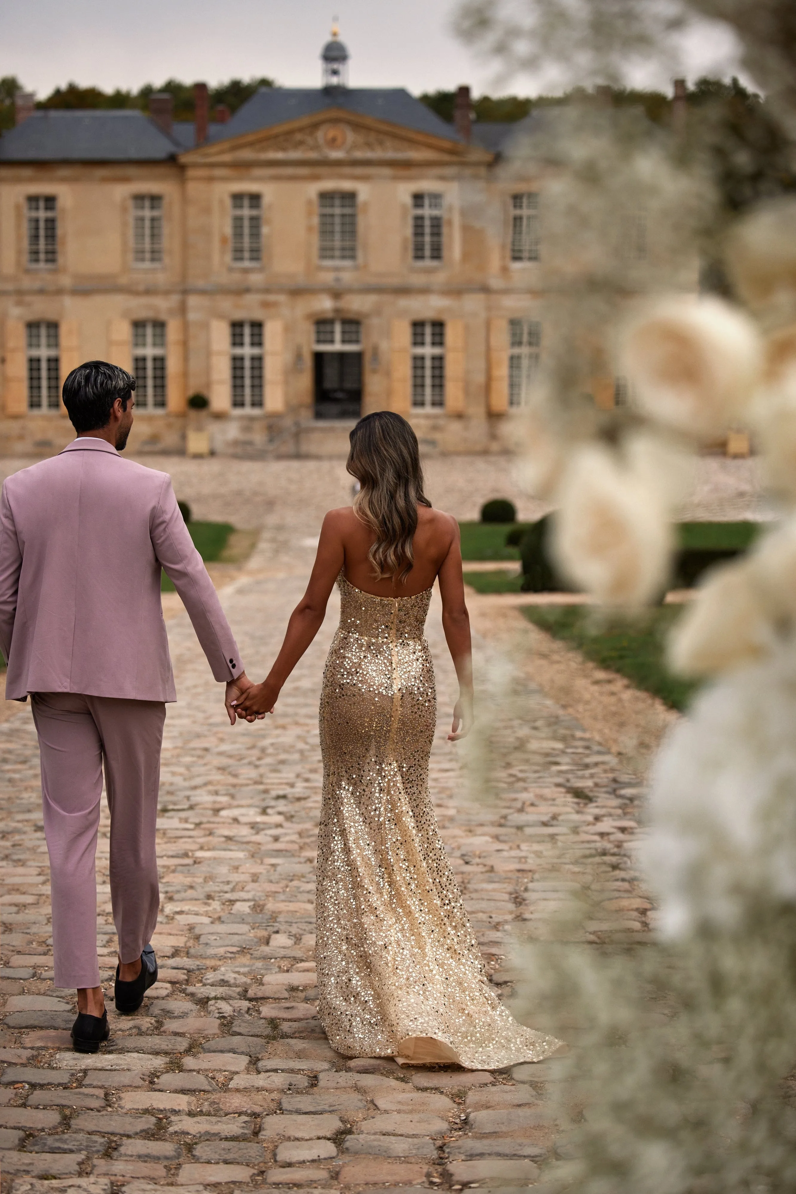 Stunning Gold Sequin Maxi Dress - Showstopper Edition