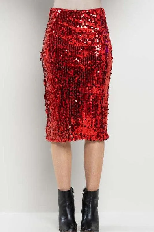 TINA SEQUIN SKIRT FINAL SALE