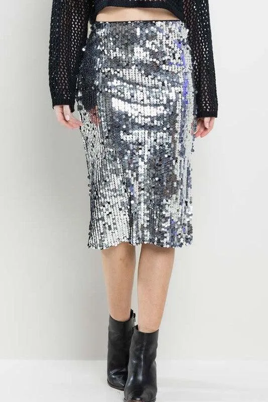 TINA SEQUIN SKIRT FINAL SALE