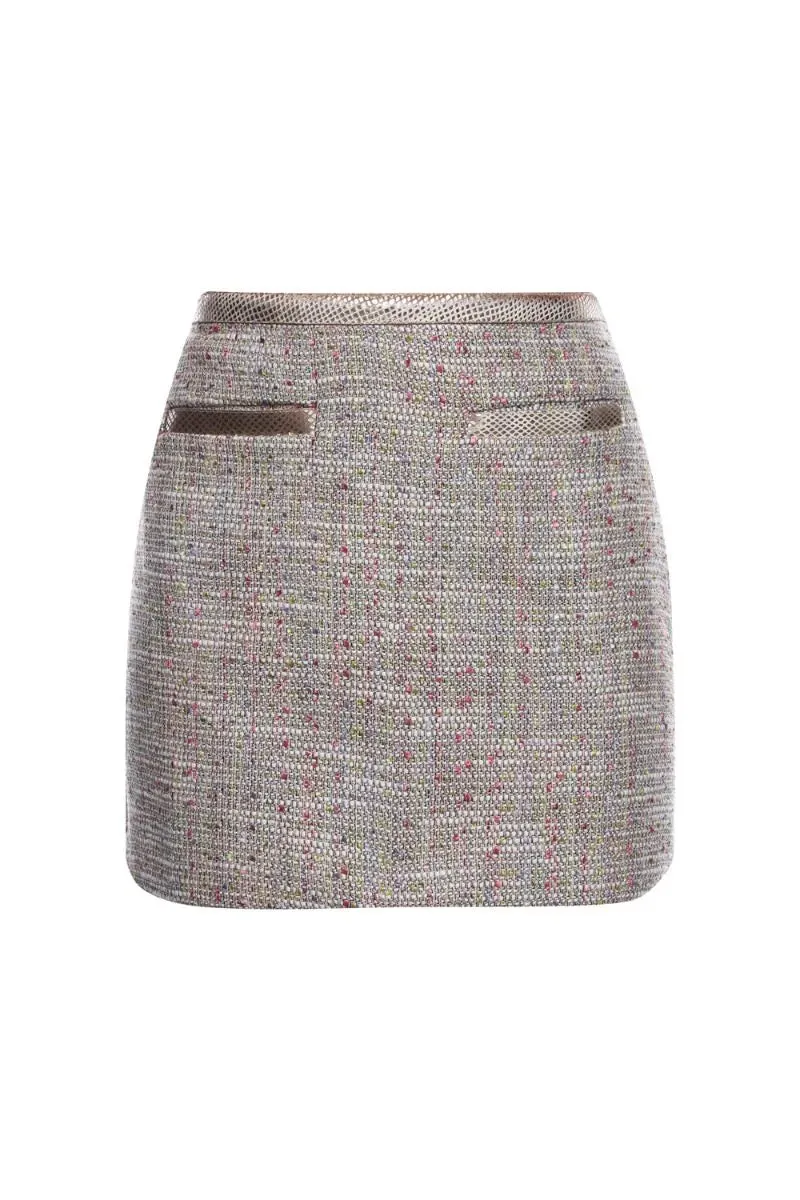 Tweed Mini Skirt