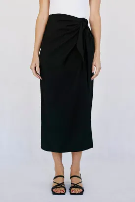 Wrap Skirt in Black