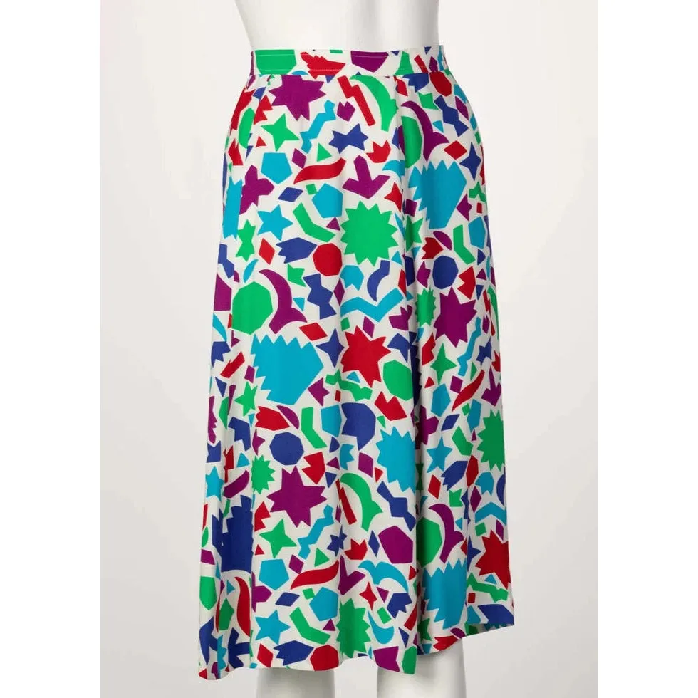 YVES SAINT LAURENT Matisse Inspired Skirt | Size 44