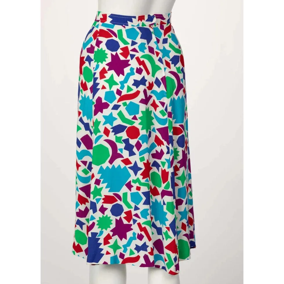 YVES SAINT LAURENT Matisse Inspired Skirt | Size 44